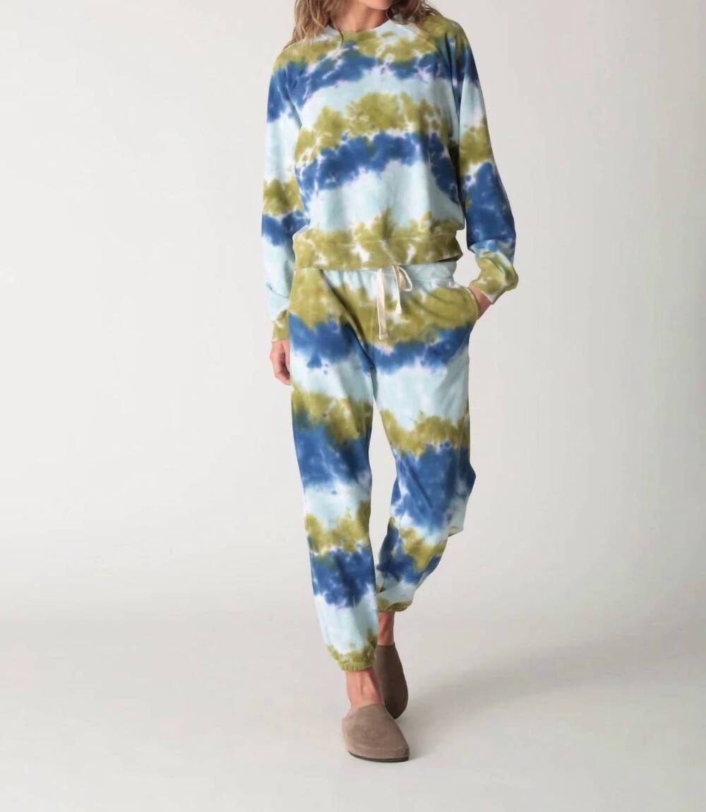 NEW ELECTRIC & ROSE ronan pullover sweatshirt in midnight reef